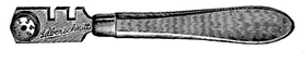 Strichzeichnung eines Glasschneiders